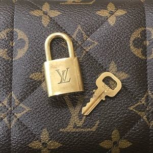 Authentic Louis Vuitton Lock and Key